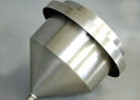 The collection funnel can be chosen in stainless steel for organic campaigns (optional)
